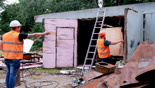 Демонтаж гаражей в Биробиджане, цена от 1756 руб. – услуги под ключ от 2Землекопа-Брб